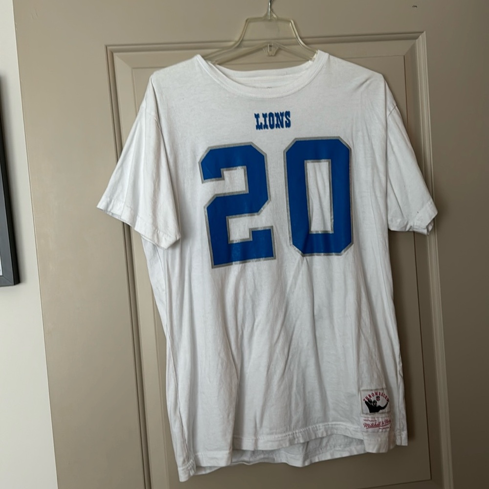 Barry Sanders Mitchell & Ness Lions Sz L